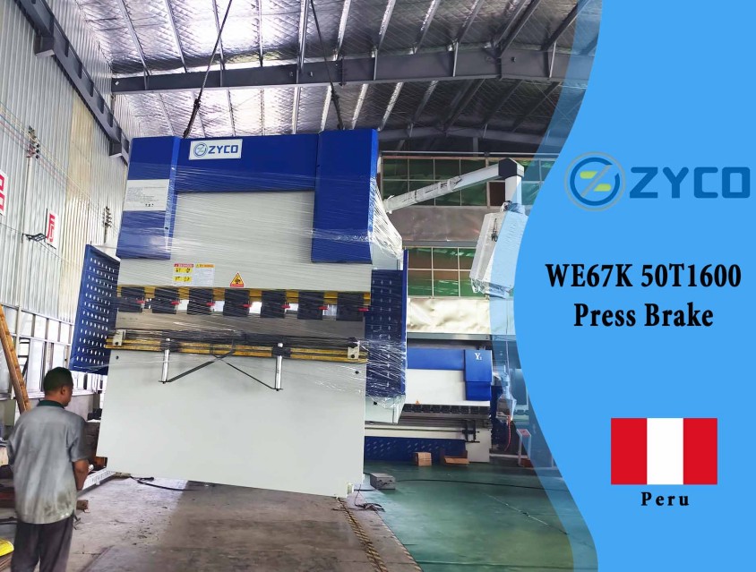 Machine de pliage de plaques hydraulique Peru-WE67K 50T 1600