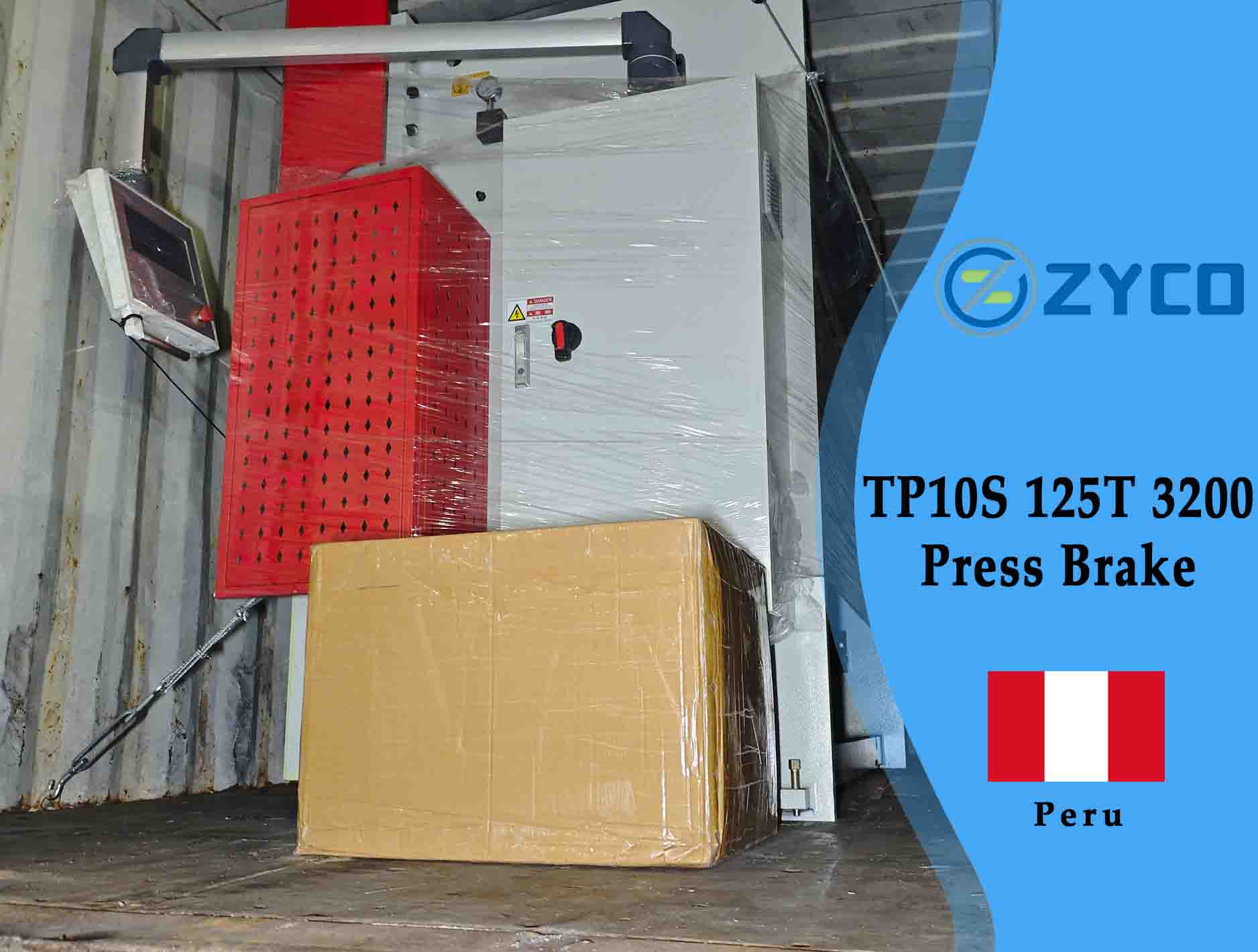 Presse plieuse à plaque CNC Peru-TP10S 125T 3200