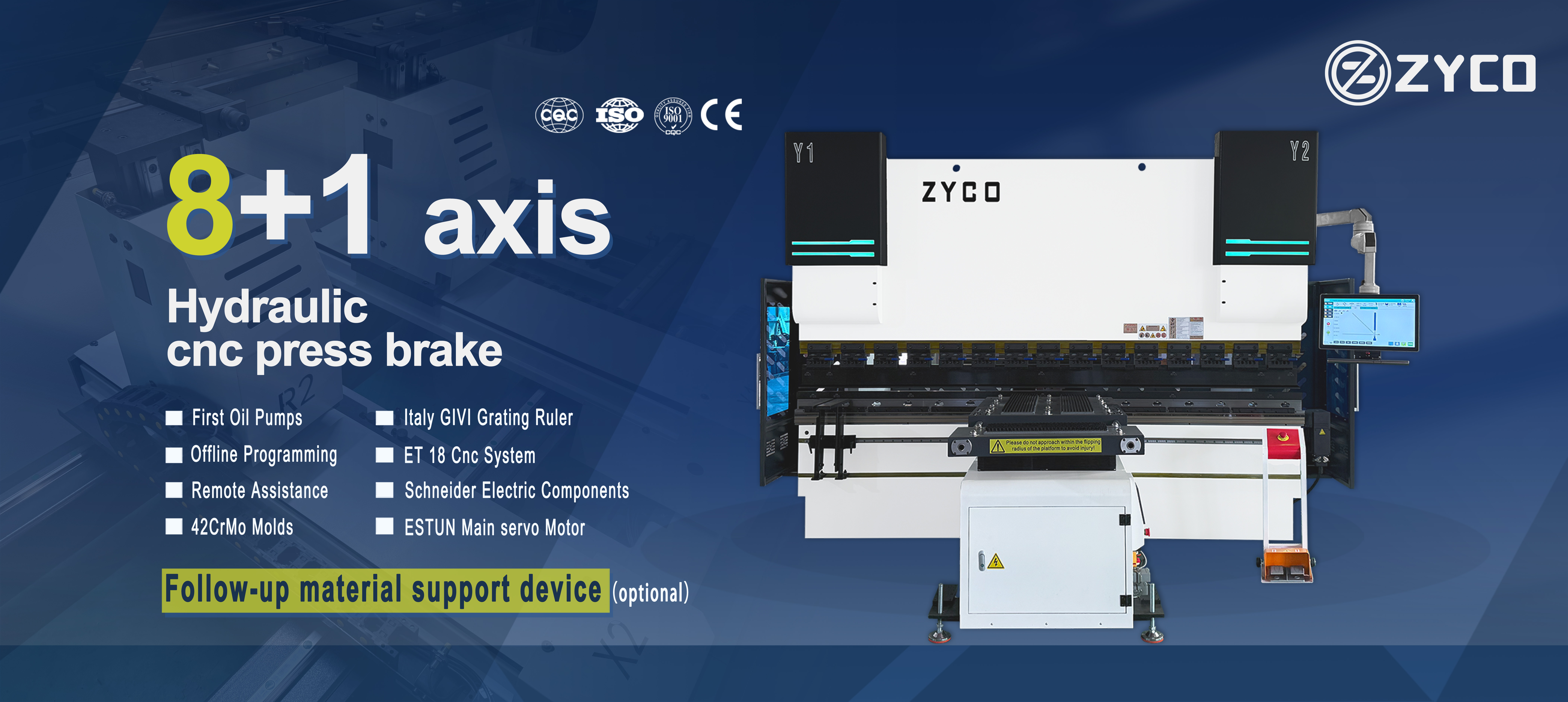 Frein de presse hydraulique CNC