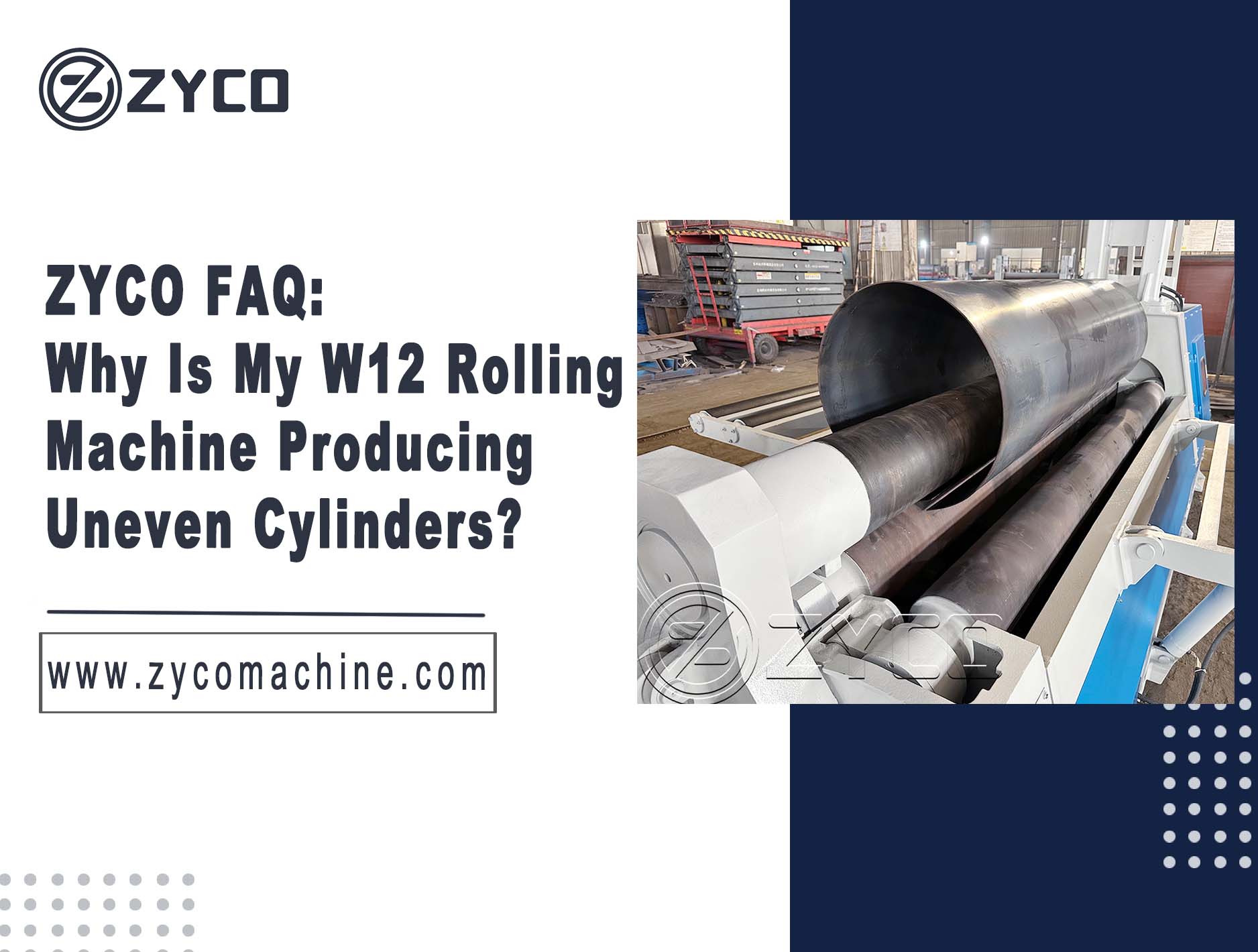 Pourquoi ma machine à rouler W12 produit-elle des cylindres irréguliers ?