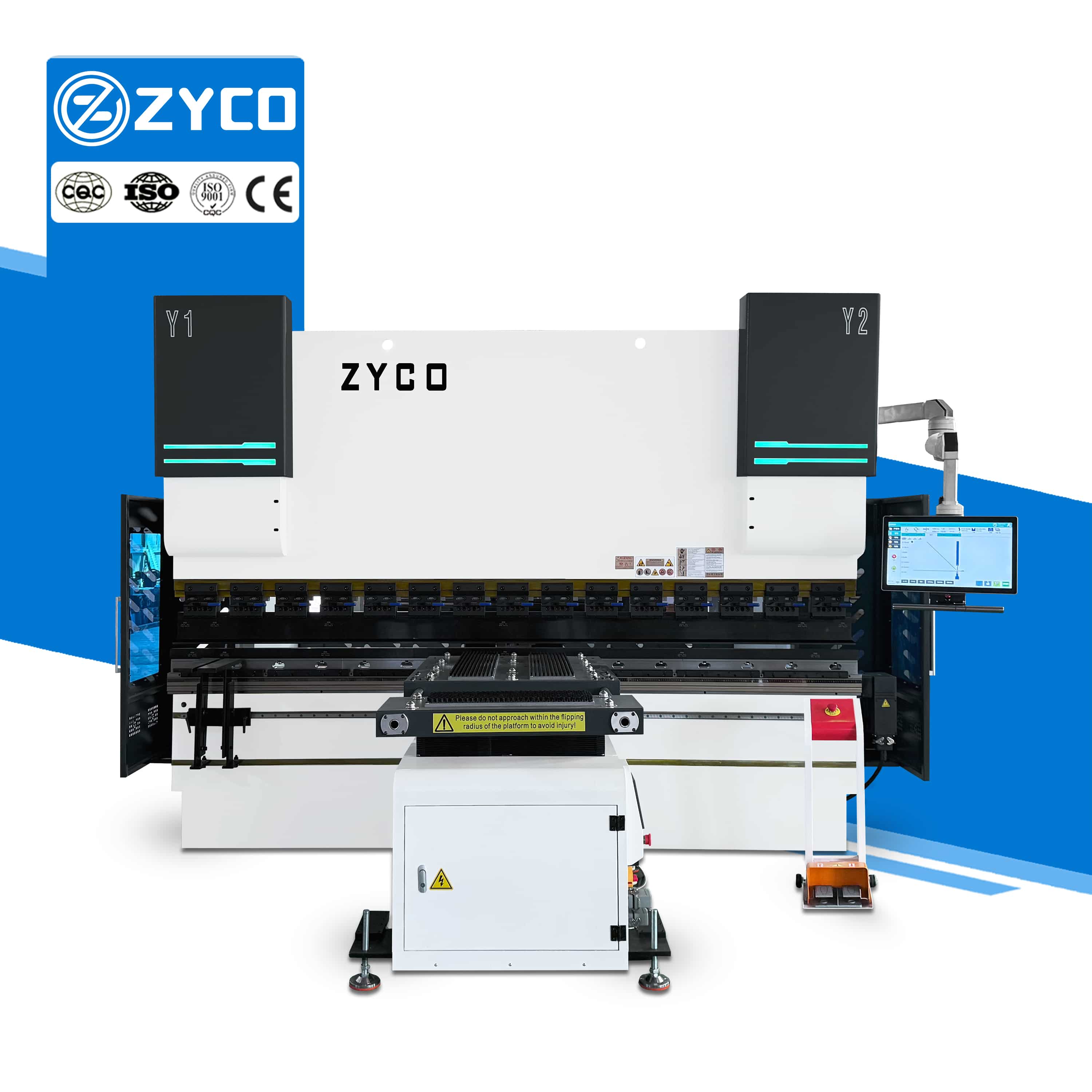 Presse plieuse électrohydraulique ZYCO ET18 de haute qualité et de haute précision (8+1 axes) à vendre