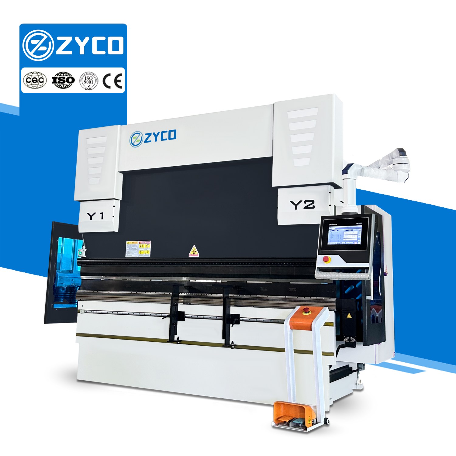 Presse plieuse CNC DA53T avec système de serrage WILA pour pliage de précision