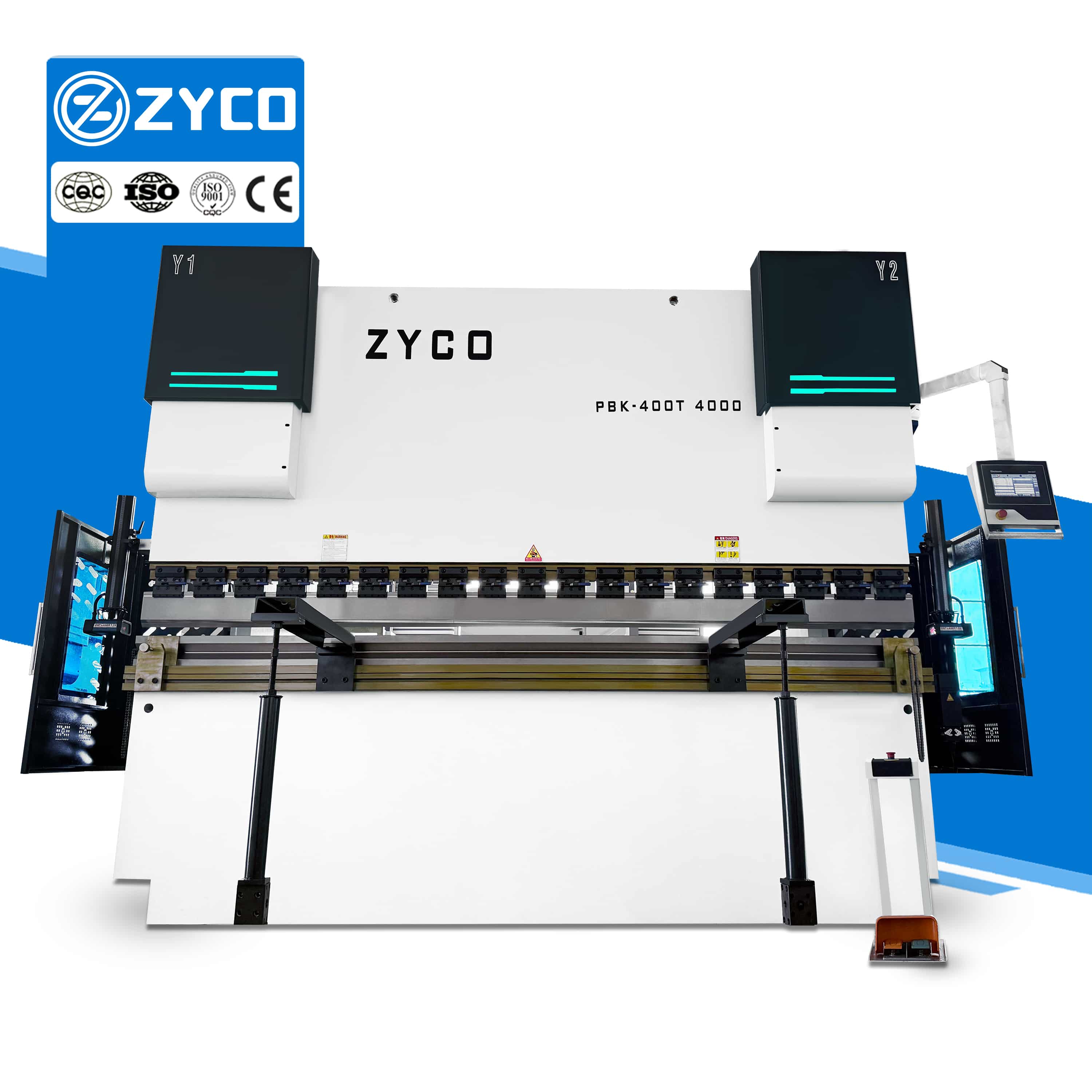 Presse plieuse CNC DA53T 400T 4000mm pour le pliage de tôles épaisses